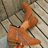 Bottines Marron Femme Confortables - Luxe Lady