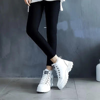 Bottes Blanches Femme Fourrées Hiver - Neige Couture