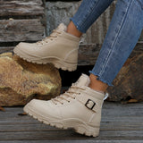Bottines Beige Femme Hiver Fourrées - Winter Chic 40 / Beige
