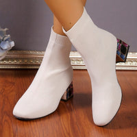 Bottines Beige Femme Molletées Elégantes - Max Glam EU 41 / Beige