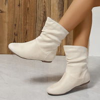 Bottines Beige Femme Plates - Ivory Chic Beige / 41