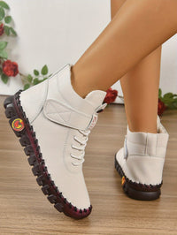 Bottines Blanches Femme Décontractées - White Rush