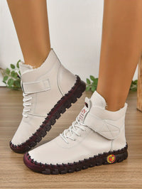 Bottines Blanches Femme Décontractées - White Rush