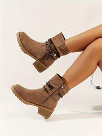 Bottines Camel Femme Chic - Wide Desert