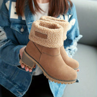 Bottines Camel Femme Fourrées Elégantes - Camel Essence