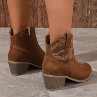 Bottines Camel Femme Santiag Chic - Camel Luxe Camel / 38.5