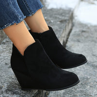 Bottines Femme Compensées à Talon - Hauteur Raffinée
