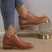 Bottines Marron Femme Polyvalentes - Warm Brown