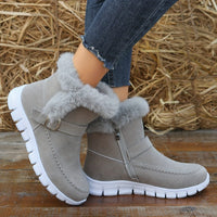 Bottines Neige Femme Fourrées Fermeture Eclaire - Alaska Boots