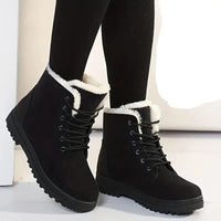 Bottines Noires Femme Fourrées - Black Rush
