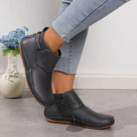 Bottines Noires Femme Tendance - Satin Noir