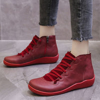 Bottines Plates Pour Femme à lacets - Sierra Boots