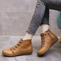 Bottines Plates Pour Femme à lacets - Sierra Boots