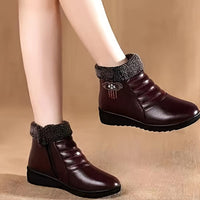 Bottines Pour Femme Plates Hiver - Nordic Chic