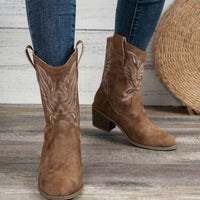 Bottines Santiag Femme Mi-Mollet Cosy - Outlaw Chic