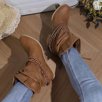 Bottines Santiag Femme Tressées - Western Glam
