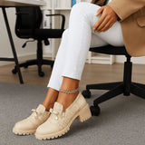 Bottines Beige Femme Noeud Papillon - Butterffly