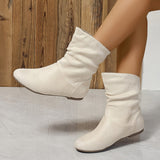 Bottines Beige Femme Plates - Ivory Chic Beige / 41