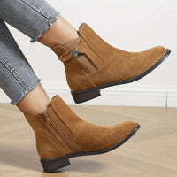 Bottines Camel Femme Confortables   - Fancy Canyon