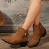 Bottines Camel Femme Daim Polyvalentes - Dune Chic Camel / 38.5
