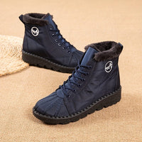 Bottines Caoutchouc Femme Fourrées - Warm Boots Bleu / 36