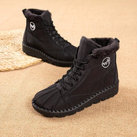 Bottines Caoutchouc Femme Fourrées - Warm Boots Noir / 36