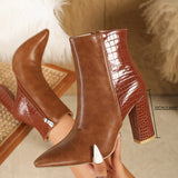 Bottines Cuir Femme à Talon Chic - Wild Chic