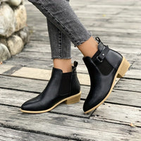 Bottines Cuir Femme Chelsea Confortables - Cuir Glamour