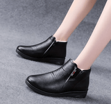Bottines Cuir Femme Fourrées Confortables - Authentik Boots