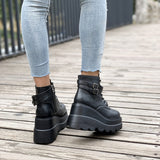 Bottines Femme Compensées Style Punk - Zen Heel