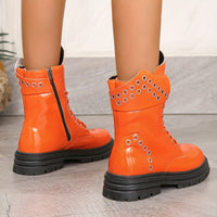 Bottines Femme Moto Hautes Décontractées - Raw Attitude