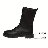 Bottines Femme Moto Noires Hautes - Rockstar Boots