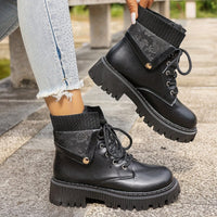 Bottines Femme Moto Noires Polyvalentes - Shadow Rider Black