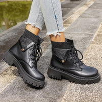 Bottines Femme Moto Noires Polyvalentes - Shadow Rider Black
