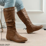 Bottines Femme Moto Plates Hautes - Storm Boots