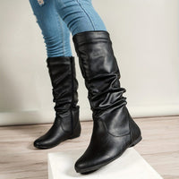 Bottines Femme Moto Plates Hautes - Storm Boots