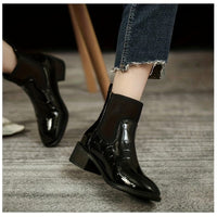 Bottines Femme Vernis Rétro - Lustrous Chic