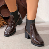Bottines Femme Vernis Rétro - Lustrous Chic