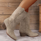 Bottines Hautes Santiag Femme - Western Queen Beige / 36
