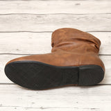 Bottines Marron Femme Plates  - Brun Mystique