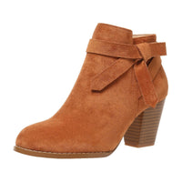 Bottines Marron Femme Talon Chic - Ocre Urbain