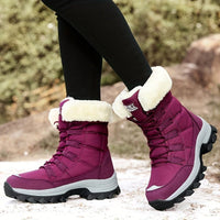 Bottines Neige Femme Montantes Pour Montagne  - Aspen Winter