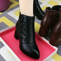 Bottines Noires Femme Imperméables - Urbane Black