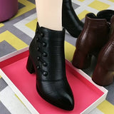 Bottines Noires Femme Imperméables - Urbane Black