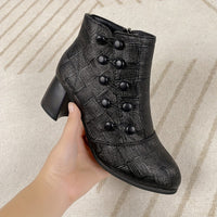 Bottines Noires Femme Imperméables - Urbane Black