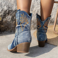 Bottines Santiag Femme à bout Pointu - Texas Legend