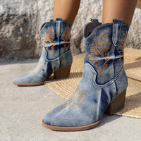 Bottines Santiag Femme à bout Pointu - Texas Legend