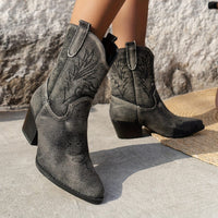 Bottines Santiag Femme à bout Pointu - Texas Legend