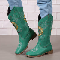 Bottines Santiag Femme Brodées  - Nevada Spirit