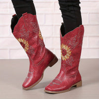 Bottines Santiag Femme Brodées  - Nevada Spirit